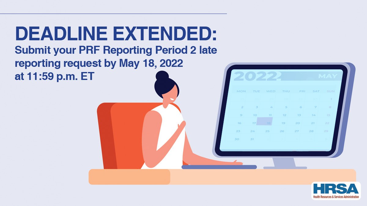 HRSA on Twitter "DEADLINE EXTENDED The deadline to submit a Request