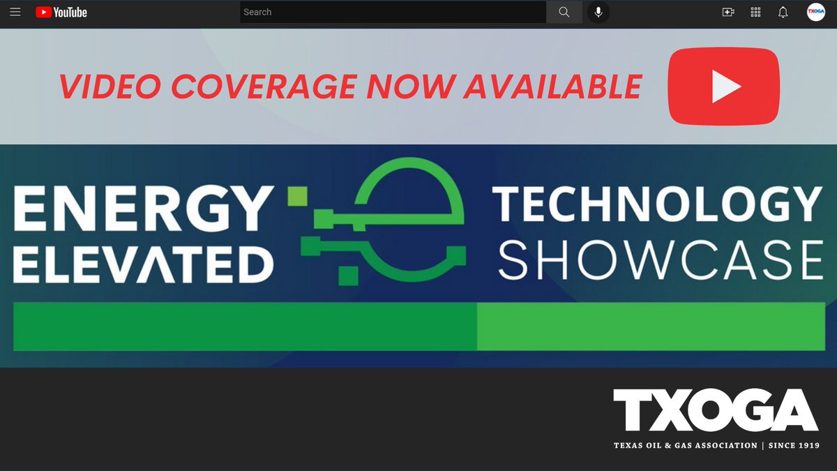 TXOGA's tweet photo. ICYMI, TXOGA's #EnergyElevatedTechShowcase in partnership with the #TXMethaneFlaringCoalition featured #technology innovations in emissions reductions, remote monitoring, water recycling and more. Watch event coverage here: https://t.co/L73JlcjkIJ #EnergyElevatedTechShowcase https://t.co/Jcmia3I1DT