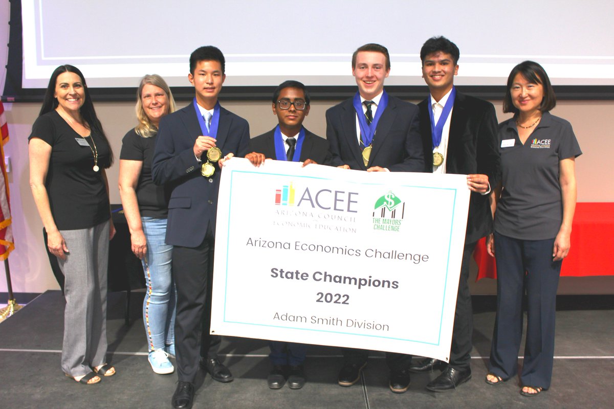 WE JUST HEARD!! <a href="/BASISMesa/">BASIS Mesa</a> 1 is moving on to the semi-final round of the <a href="/CouncilEconEd/">Council for Economic Education</a> National Economics Challenge!!  Arizona teams are rocking the competitions this year!! #MayorsChallenge2022 #financialliteracy #economic education #ACEE