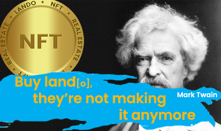 lando_coin's tweet photo. "Buy land[o], they're not making it anymore" -Mark Twain
#Land #MarkTwain https://t.co/Qbk60iB2SM