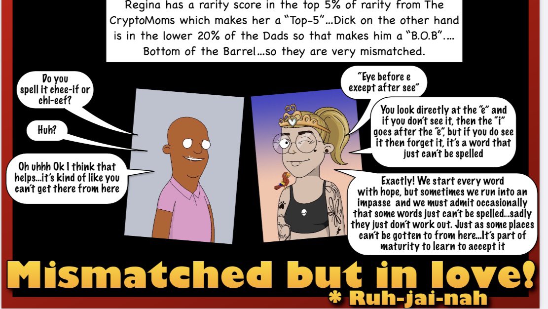 More and more people are coming forward to openly discuss the words that just can’t be spelled…this hidden problem is finally receiving the light it deserves…Dick&amp;Regina open up about it in this episode…#nfts <a href="/CryptoDadsNFT/">CryptoDads ♨️</a> #comics #nftcomics #cryptodads