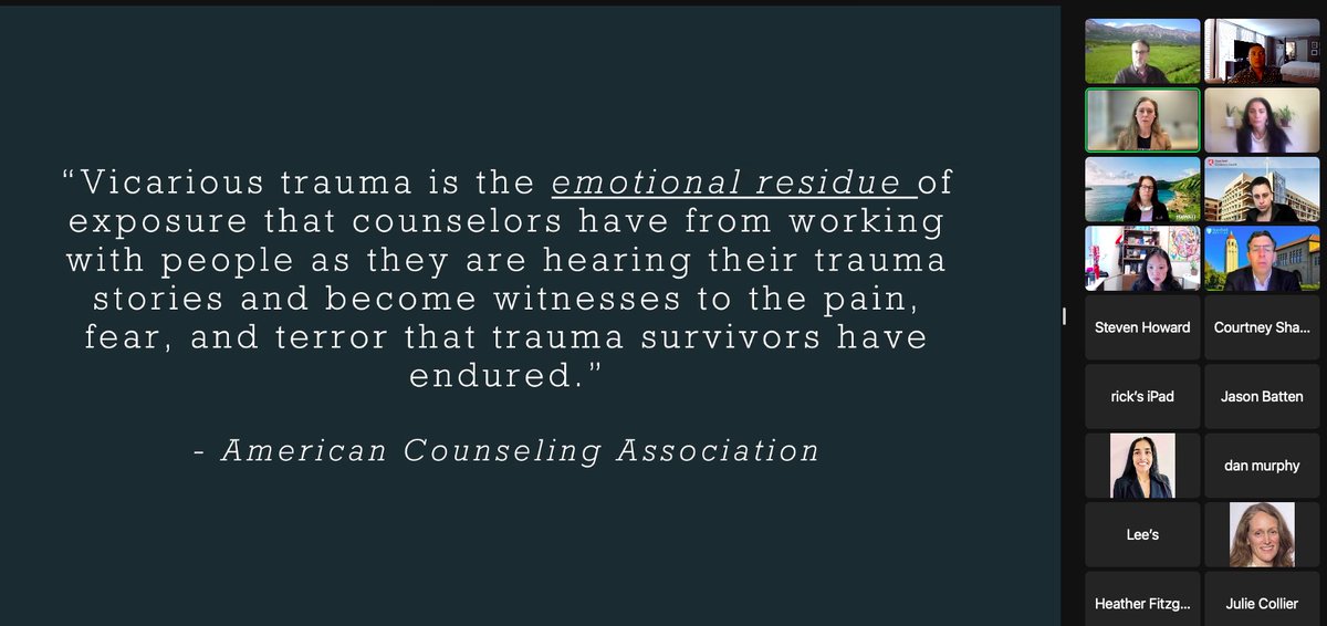 alvarezzzy's tweet photo. Emotional #residue is something we all take after #vicarioustrauma. 

#HPRT #doctorsarehumanstoo https://t.co/Da1h3OteZS
