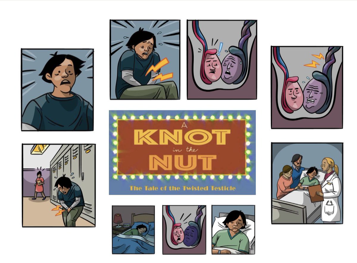 Candace Granberg, MD (@candacegranberg) on Twitter photo Educational video “A Knot in the Nut” created for parents, boys, school nurses. After viewing:
✅ Parents less likely to wait to take son to ED
✅ 85% of nurses would rec going straight to ED
✅ 96% boys would seek immediate help
💪 work, <a href="/BenAbelson/">Ben Abelson</a> <a href="/VUMCPedsUrology/">Vanderbilt Pediatric Urology</a>
#AUA22 Educational video “A Knot in the Nut” created for parents, boys, school nurses. After viewing:
✅ Parents less likely to wait to take son to ED
✅ 85% of nurses would rec going straight to ED
✅ 96% boys would seek immediate help
💪 work, <a href="/BenAbelson/">Ben Abelson</a> <a href="/VUMCPedsUrology/">Vanderbilt Pediatric Urology</a>
#AUA22