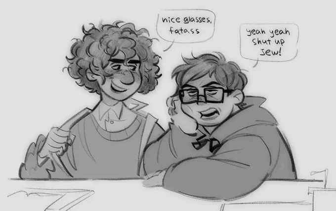 I dunno wat to draw 
here, eric in glasses 