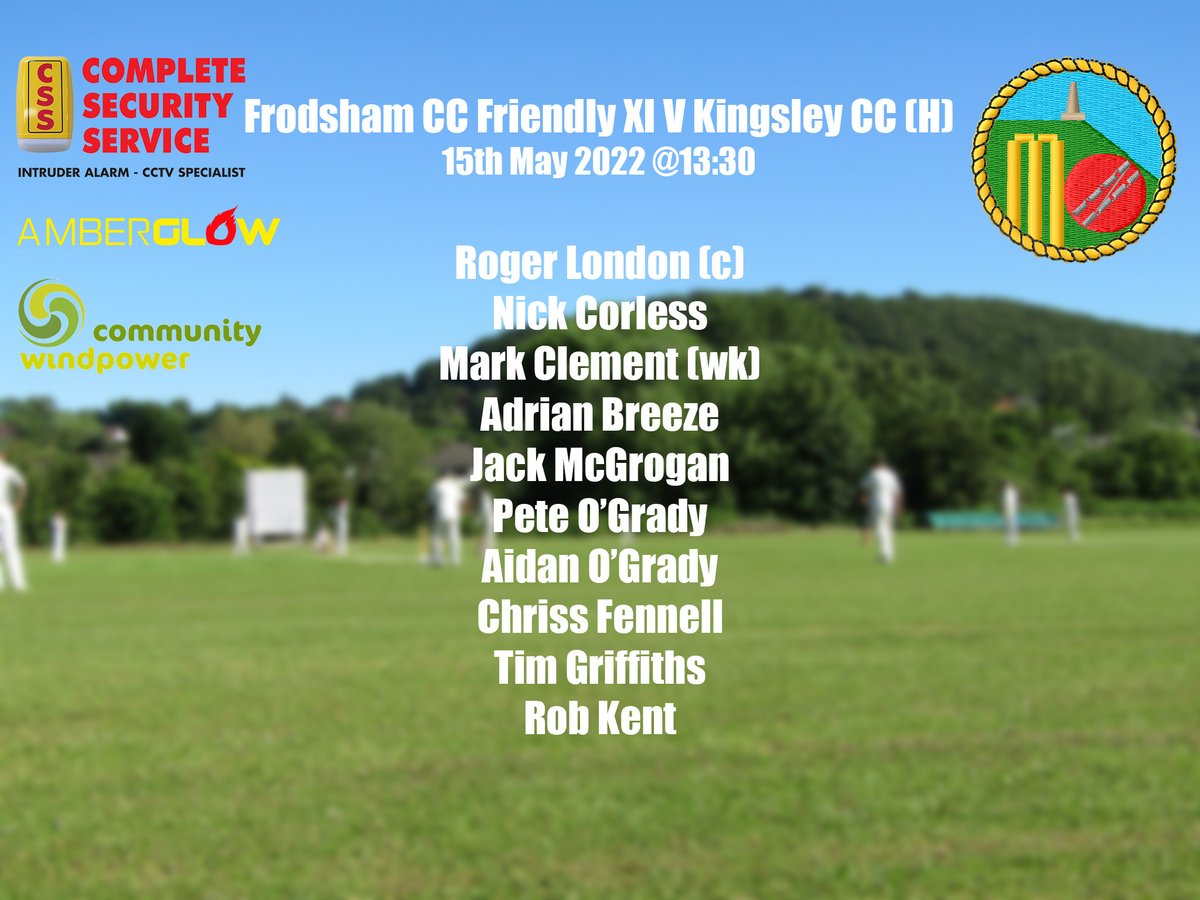 We have two games this weekend as our 1st XI face <a href="/SaughallCC/">Saughall CC</a> on Saturday and our Friendly XI face <a href="/kccscores/">Kingsley CC</a> on Sunday.

Come down and support the boys if you can!

Go well, lads!