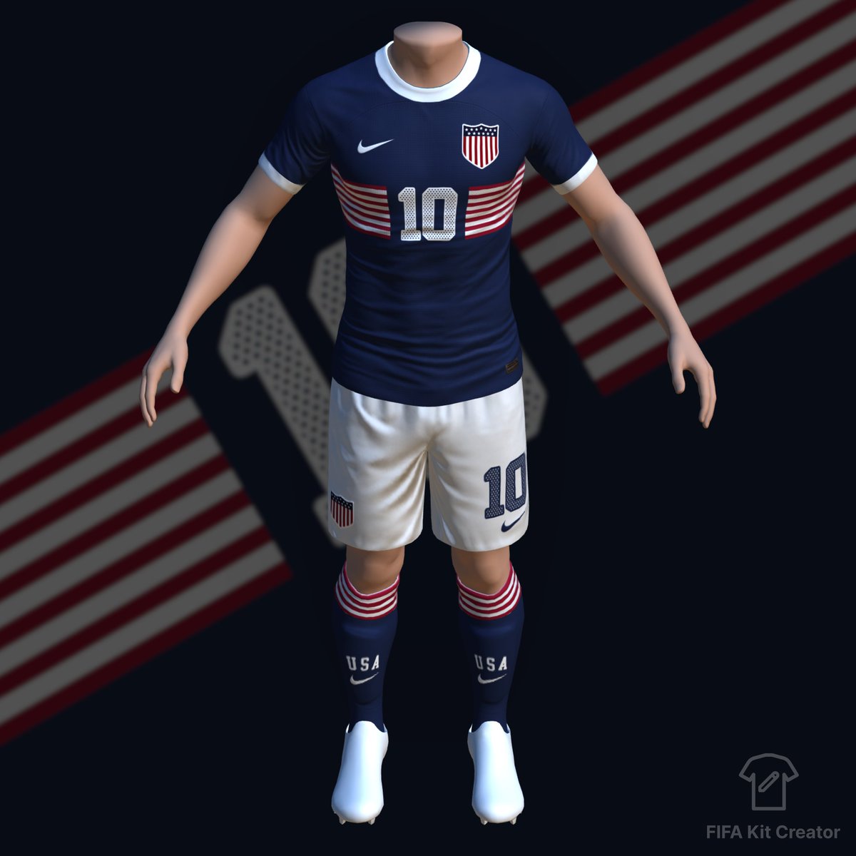 lfcunion_kits's tweet photo. USA 🇺🇸 home and away concepts
Made with @fifakitcreator
@USMNT @USWNT @AmericanOutlaws @ussoccer #USMNT #USWNT #soccer #USA #conceptkit #kitcreator https://t.co/wp2gCmVXj6