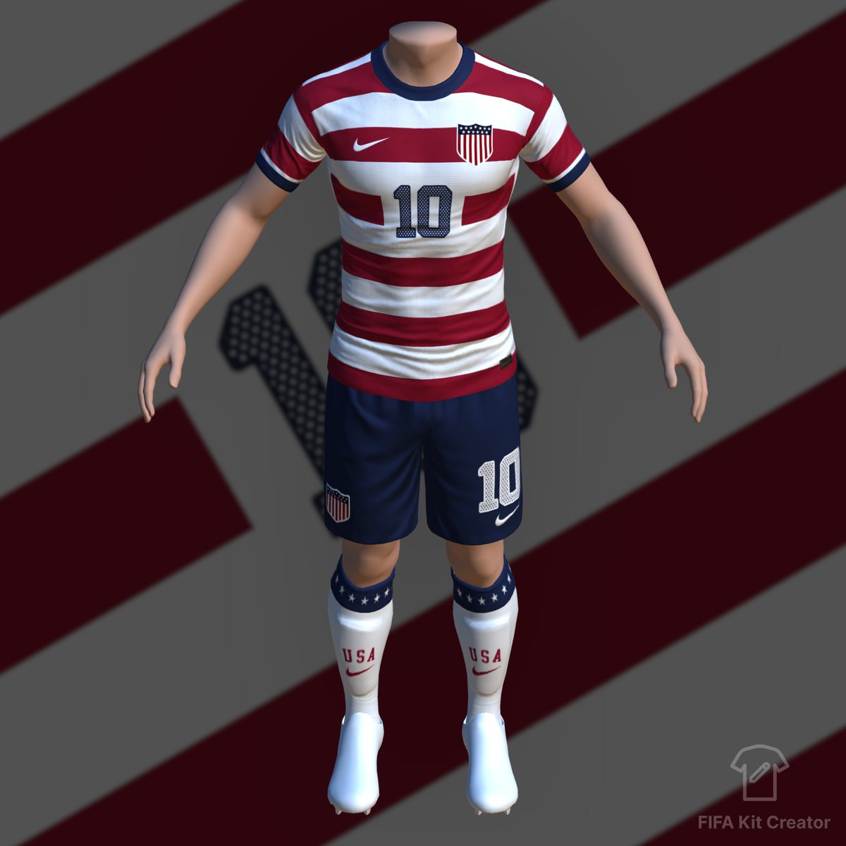 USA 🇺🇸 home and away concepts

Made with <a href="/fifakitcreator/">EAFC Kit Creator</a> 

<a href="/USMNT/">U.S. Soccer Men's National Team</a> <a href="/USWNT/">U.S. Women's National Soccer Team</a> <a href="/AmericanOutlaws/">AO</a> <a href="/ussoccer/">U.S. Soccer</a> #USMNT #USWNT #soccer #USA #conceptkit #kitcreator