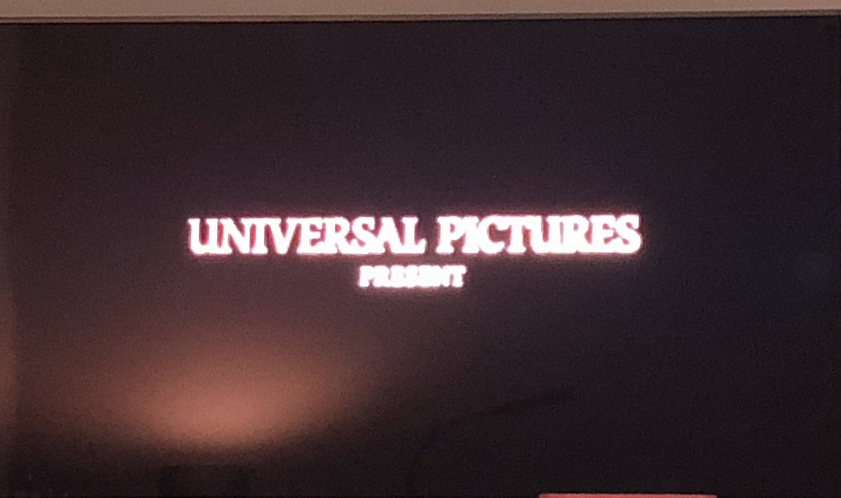 hindtwit's tweet photo. @UniversalPics Isn’t this a colossal mistake in grammer? Or is there more than one company with this name that presented the  movie “The Hunted“? https://t.co/DwqR1QTfYv