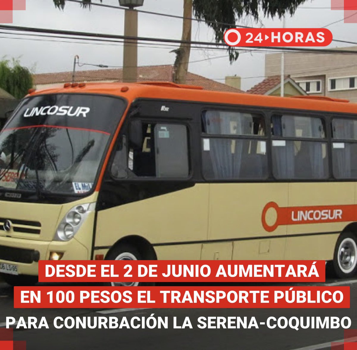 tvnredcoquimbo's tweet photo. A través de un comunicado la empresa Lincosur dio a conocer que a comienzos de junio se hará efectiva el alza de 100 pesos en los pasajes del transporte de microbuses en la conurbación. 

Según explica el documento, la medida responde a las alzas en los precios de combustible. https://t.co/xhB3ssUslR