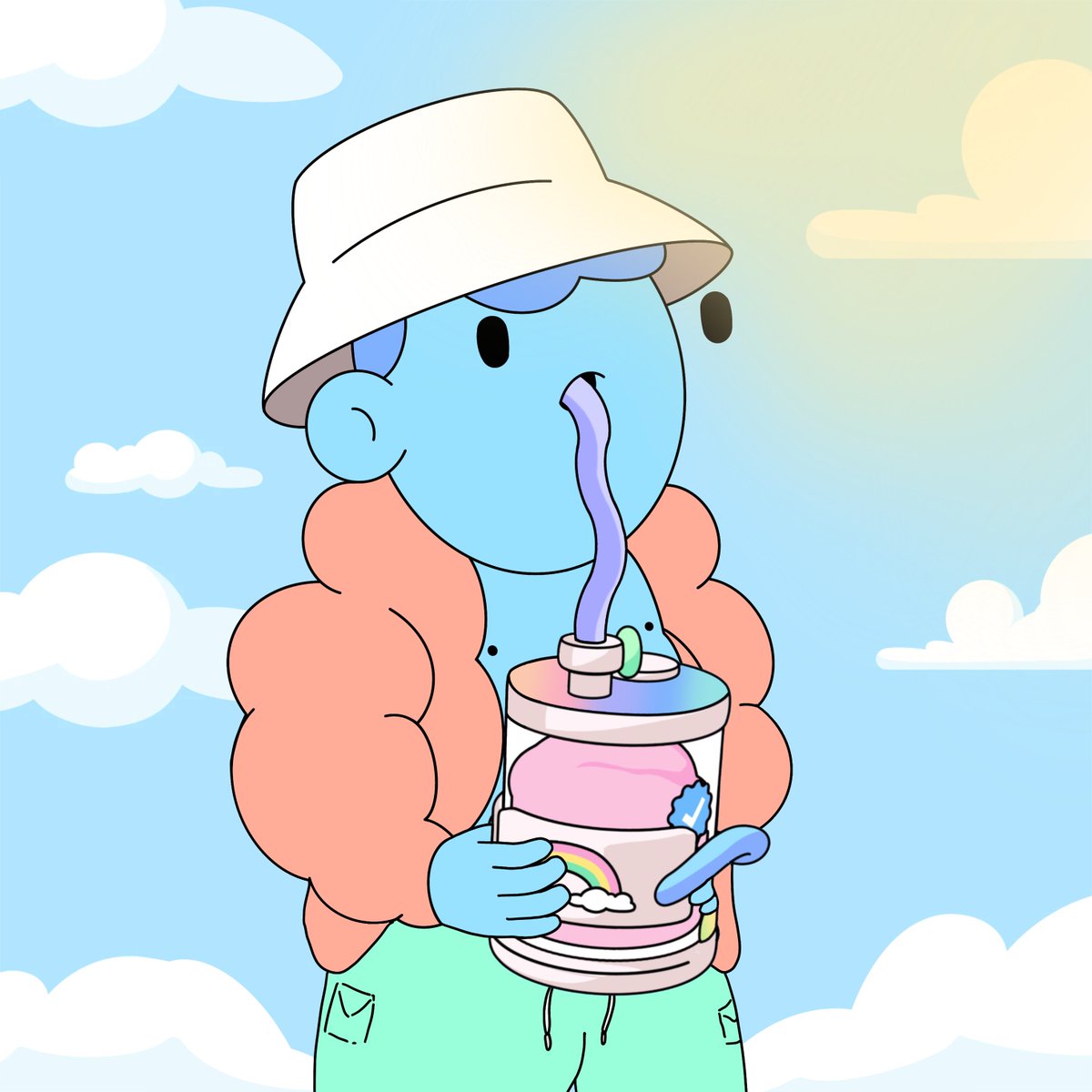 Thanks <a href="/doodles/">doodles</a> for my awesome dooplicator!

I wasn't sure how to use it and to be completely honest I'm a bit impatient, so I decided to just drink it 🌈🍾

If that's not how it's used can you guys please put a warning label on it or something? Oh, and call poison control... 💀