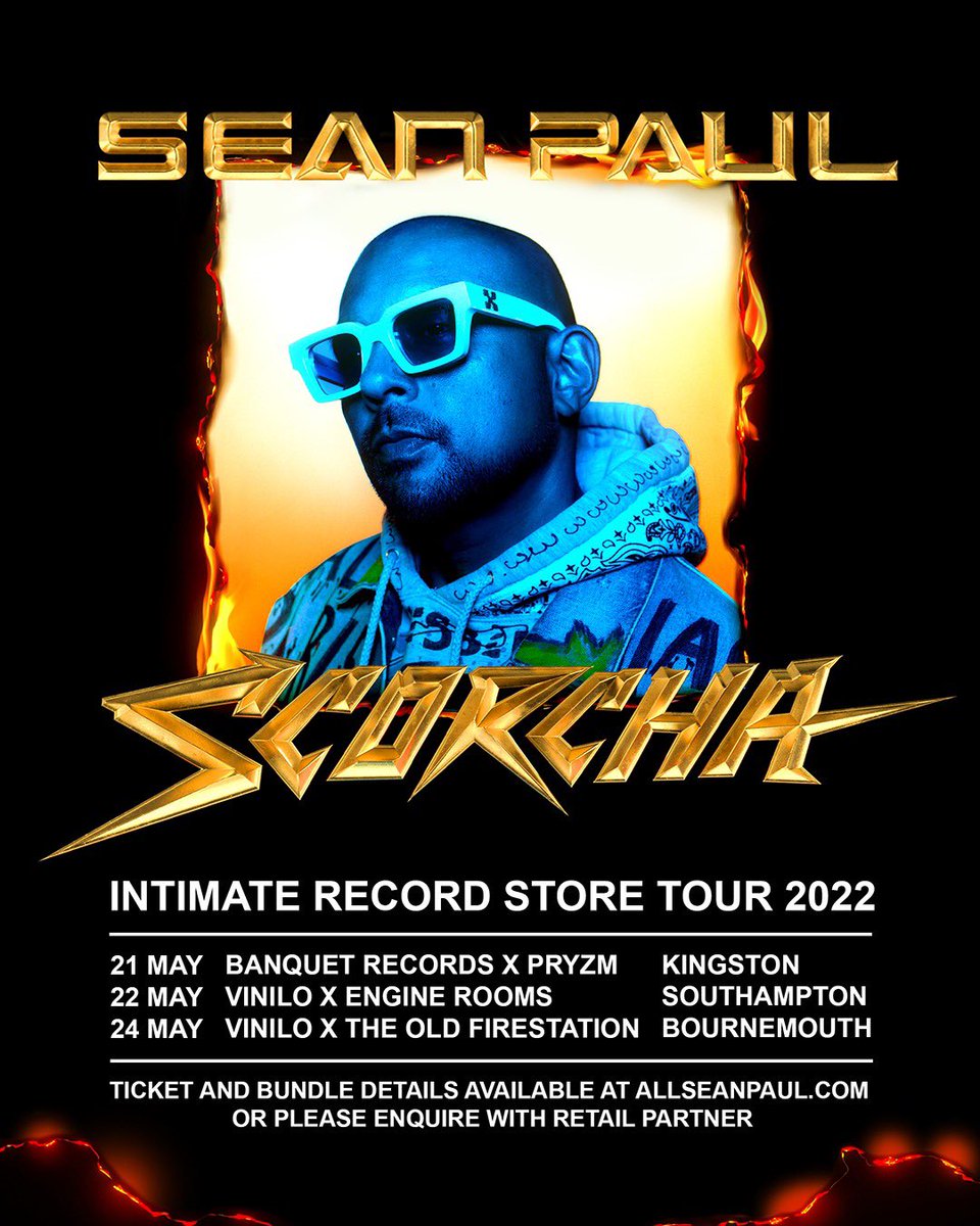 duttypaul's tweet photo. RECORD STORE TOUR - MAY 21-24th PRE-ORDER #SCORCHA AN GET U TICKETS HERE- 
https://t.co/8MzFR2db4y https://t.co/MUow6GSY2H