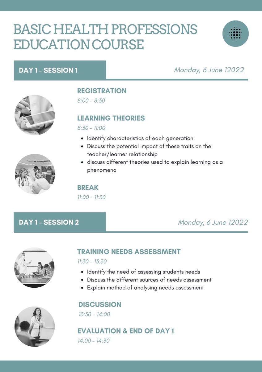 khalid9878's tweet photo. The program is now out 🤩 looking forward to meet all the participants either in person on online #MedEd https://t.co/luSmhor8mf