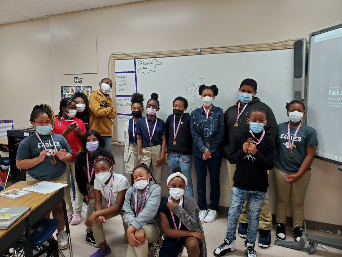 Congratulations to our 4th grade Reading Olympics Medalists! 
🥇🥈🥉🎉
#LATCAPride
