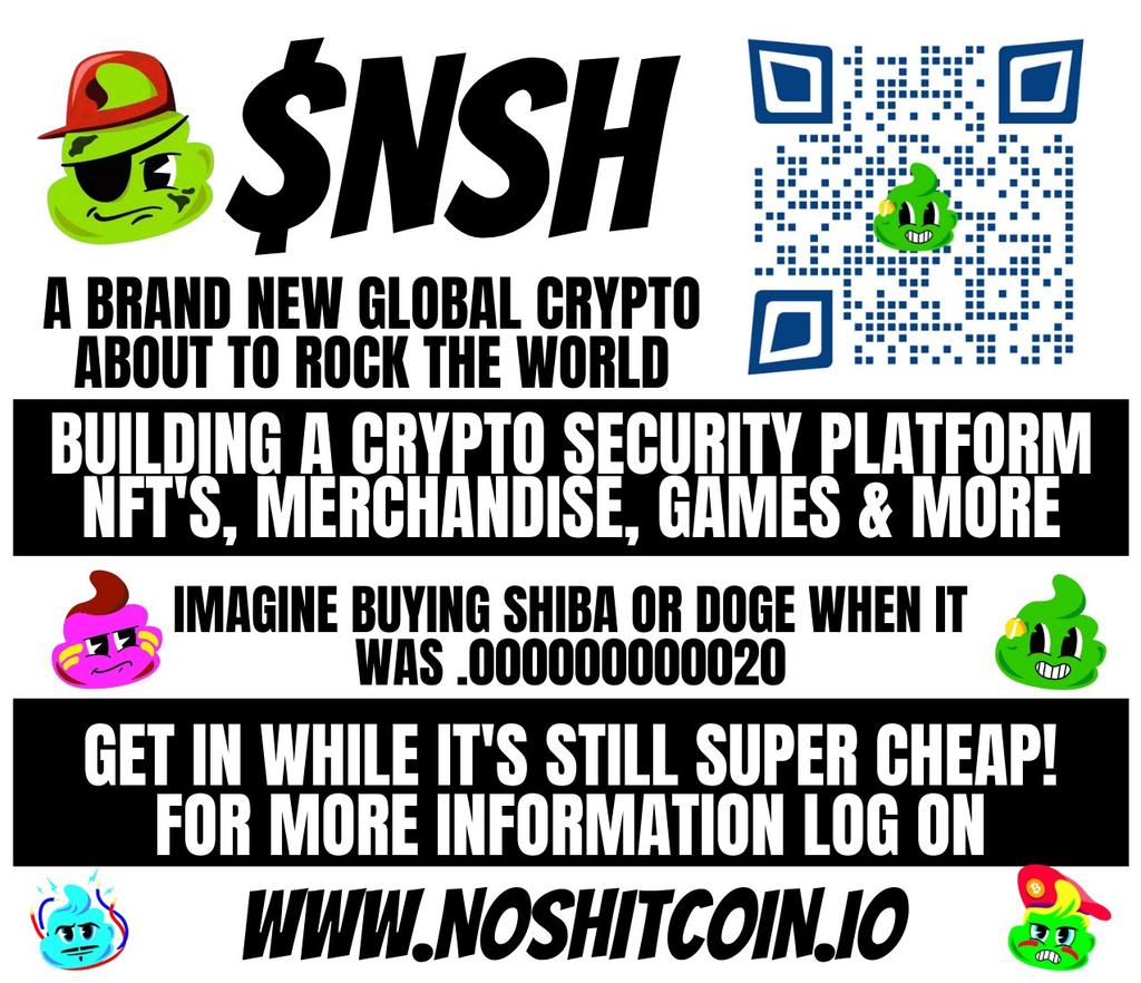 MetaNakaaa's tweet photo. @CryptoGemsCom I WILL BUY MORE @NOSHITCoin_io $NSH https://t.co/qZaISfuvOg