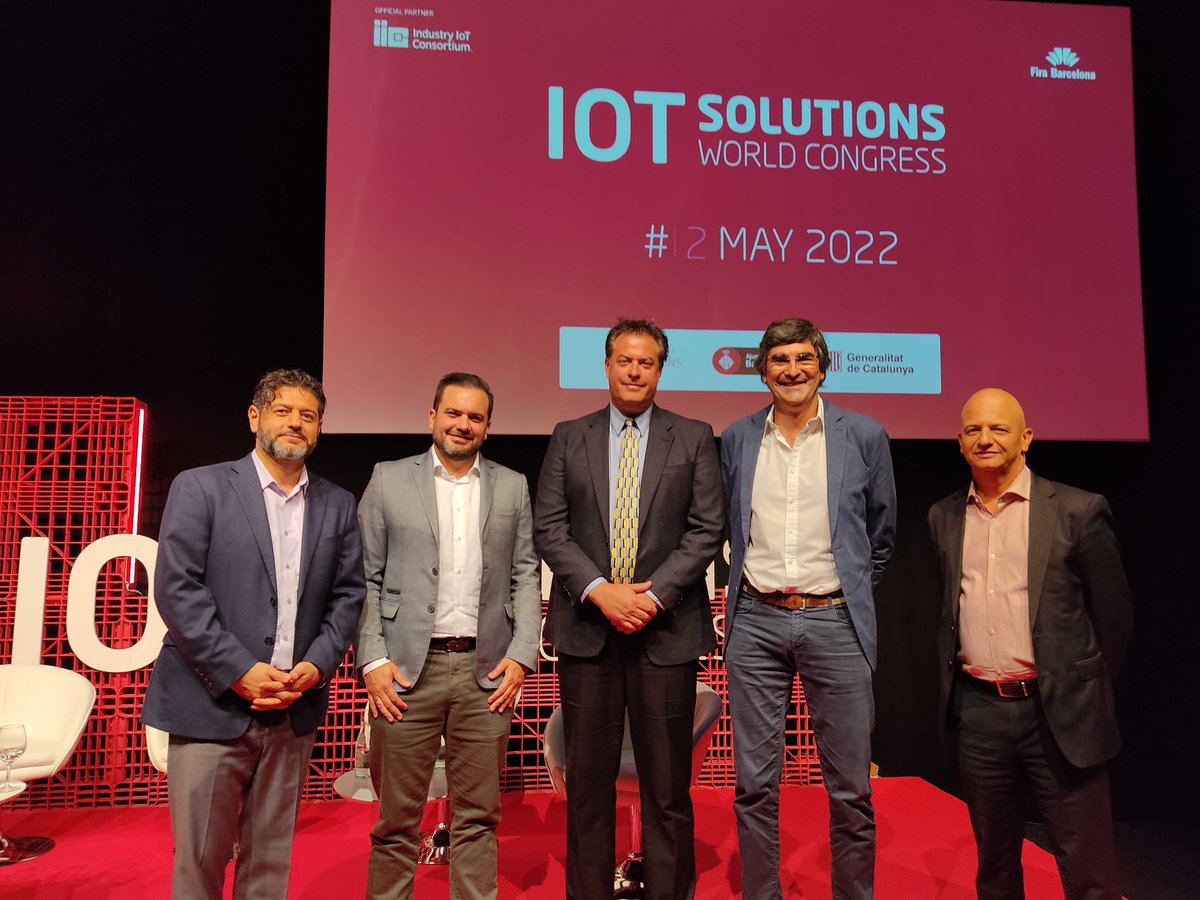 rti_software's tweet image. Thank you to all who attended our joint panel session at IoT Solutions World Congress in Barcelona this week! Pictured are the panel participants, including our own Director of Automotive, Pedro López Estepa. #ThisIsRTI #RTIConnext