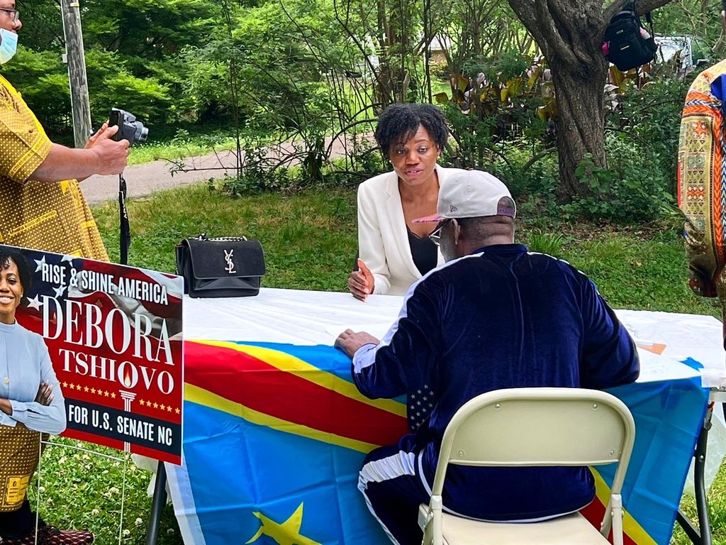 TshiovoM's tweet photo. Grass-root sharing and connecting with the African immigrant community #votedeboratshiovoforussenate #vote #election #northcarolina #raleighnc #raleigh #blessed #african #gop #godisgood #godislove #primaries #soccer #interview #leadership https://t.co/7RCdMwvhsa