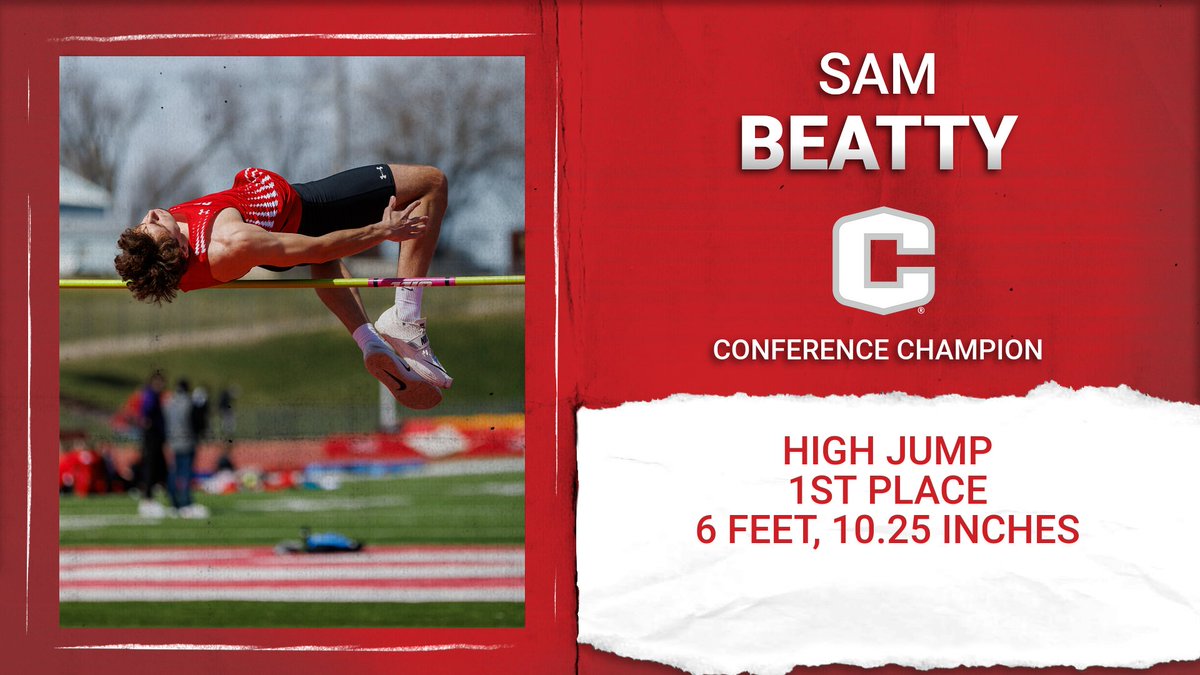 CentralDutch's tweet image. Central crowns its first champion of the weekend with Sam Beatty's new career-best effort winning the men's high jump.

#GoDutch #rollriversTF