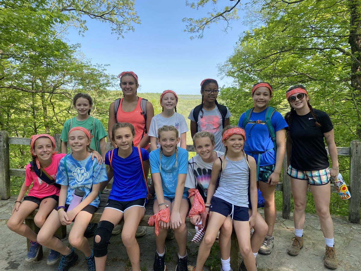 Great day for a hike to Ft. Ancient!@goMercerEagles