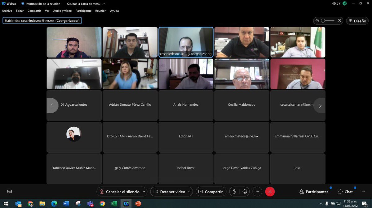 CesarLucianoHQ's tweet photo. Esta mañana tuve el gusto de participar en una reunión virtual de trabajo, previa a la validación de las urnas electrónicas que serán utilizadas en el #ProcesoLocal en Tamaulipas y Aguascalientes, donde compartí mi experiencia con el voto electrónico. #FelizViernesATodos https://t.co/iYiTijyxU8