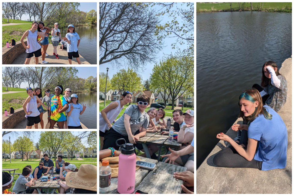 nx_lis's tweet photo. This group of W4TC students were able to go on a field trip to McCarty park to enjoy some fresh air (although hot and sticky!), games, Cousins and team bonding. They earned this trip by presenting to the district e-lab or going to regionals for National History Day! @FLWWILDCATS https://t.co/kmbcfNA67N