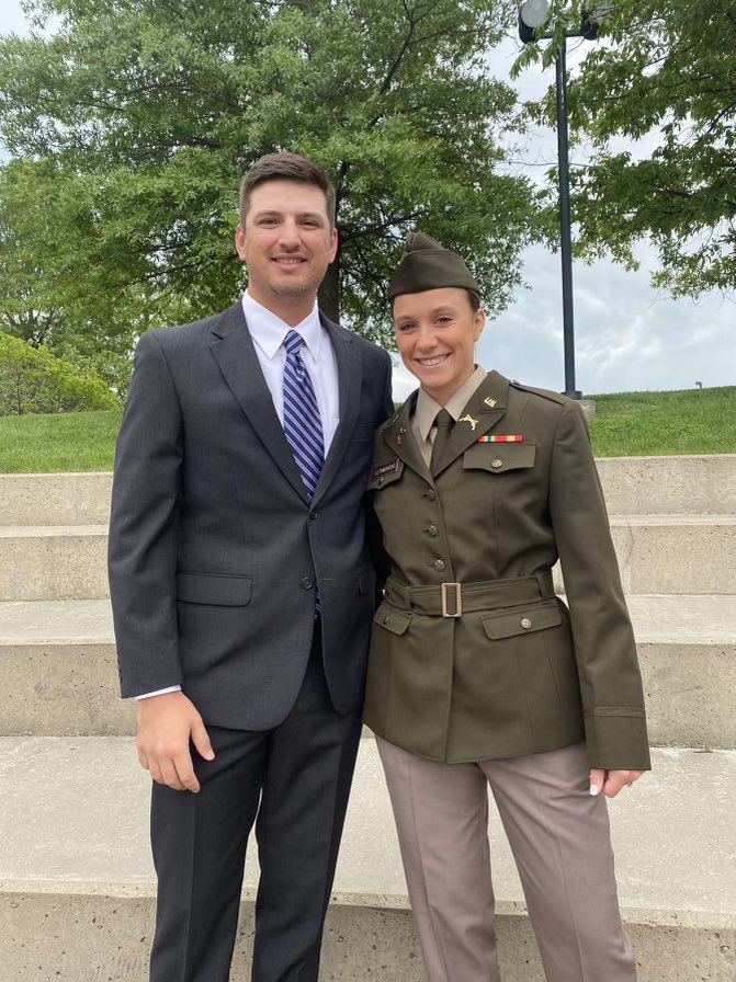 Congratulations to Pitt State softball player <a href="/maddysiz/">Maddy Szymanski</a> on officially commissioning as an Army Officer today 🇺🇸

We are so proud you 🫡🦍