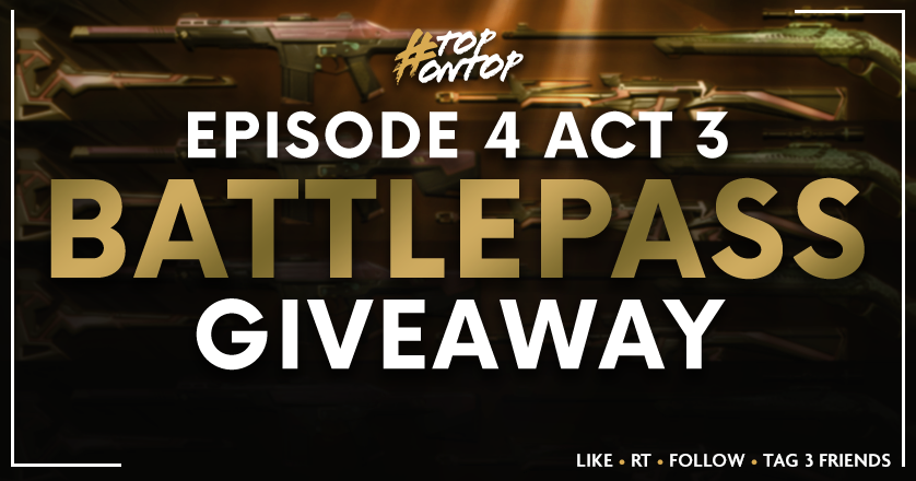 _TeamOpulence's tweet photo. 🔥2x BATTLEPASS GIVEAWAY 🔥

TO ENTER: 

🤝Follow @_TeamOpulence
🔃 Retweet and ❤ Like
🔗Tag 3 friends 

2 Winners // MUST have PayPal // Ending 5/20!!!
#VALORANT #Giveaway #TOPonTOP https://t.co/Bc0ZrhctT5
