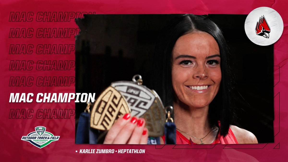 🥇 𝙈𝘼𝘾 𝘾𝙃𝘼𝙈𝙋𝙄𝙊𝙉 🥇

Karlie Zumbro is your BACK-TO-BACK Heptathlon champion!

#ChirpChirp x #WeFly