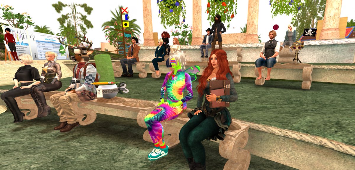 lyrlobo's tweet photo. Photos from the @VirtualAbility 11th Annual Mental Health Symposium in @SecondLIfe #VirtualAbility #MentalHealth #MentalWellness #VirtualGood For more information on support and conference info https://t.co/oD03kjGKIw https://t.co/QQwlalYO18