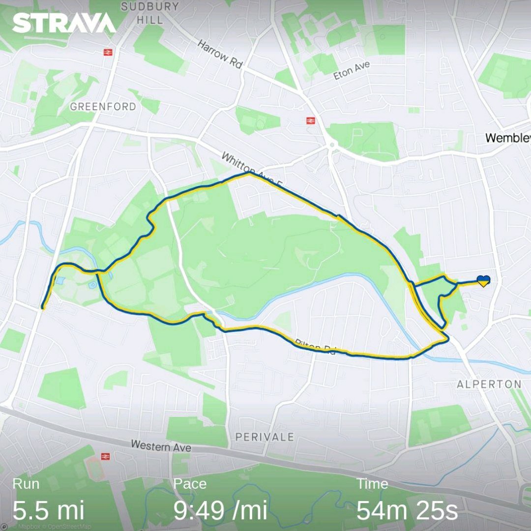 runwithandy's tweet photo. π€That after work #Fridaythe13th run!πππ«Άπ½πππ #active #fitness #brent #ealing #asics #may #friyay #fridayfeeling #workout #spring #strava #goodevening #training #keepgoing #weekendvibes #london #ukrunchat #shokzsquad #trailrunning #runwithandy #healthiswealth #runthroughuk https://t.co/2fS7td5Ygx