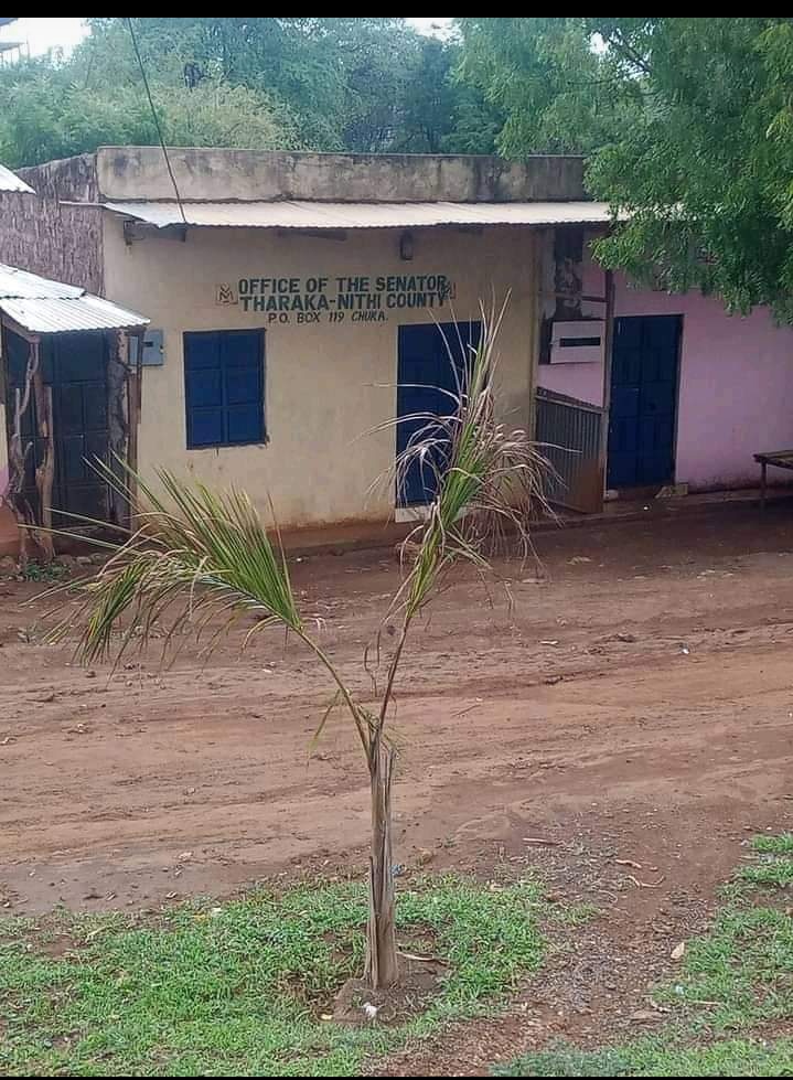 William Ruto's running mate Kithure Kindiki office for the last 10 years in Tharaka Nithi