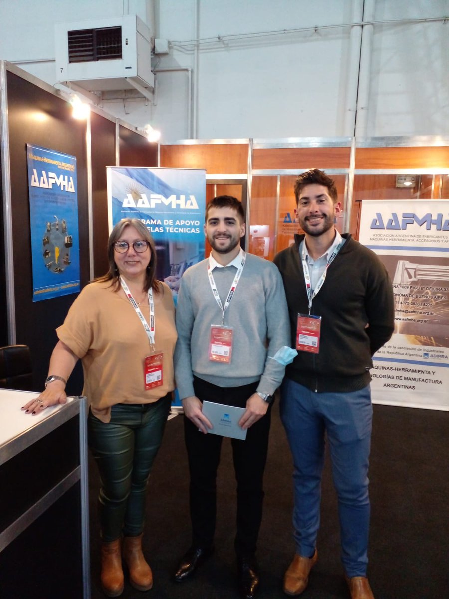 AAFMHA2's tweet photo. Hoyy nos visitaron en el stand Francisco Arno y Esteban González de @RedADIMRA en Fimaqh 2022 https://t.co/OrfAok9pKC