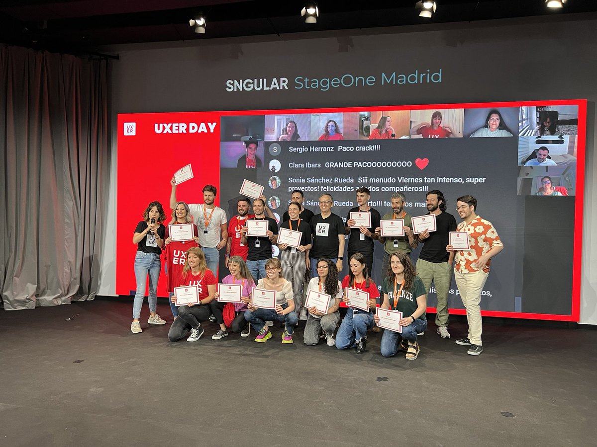sngular's tweet photo. Y así cierra un #UXERDAY lleno de proyectos y emociones.
¡Nos vemos! #UXERDAY
@uxerschool #UxerLand https://t.co/bJY8gASo5Z