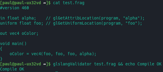 polyfructol's tweet photo. @Enichan Sorry to insist but I'm confused 😅. I successfully compiled a shader without location layout. https://t.co/uNsa1PWdsr