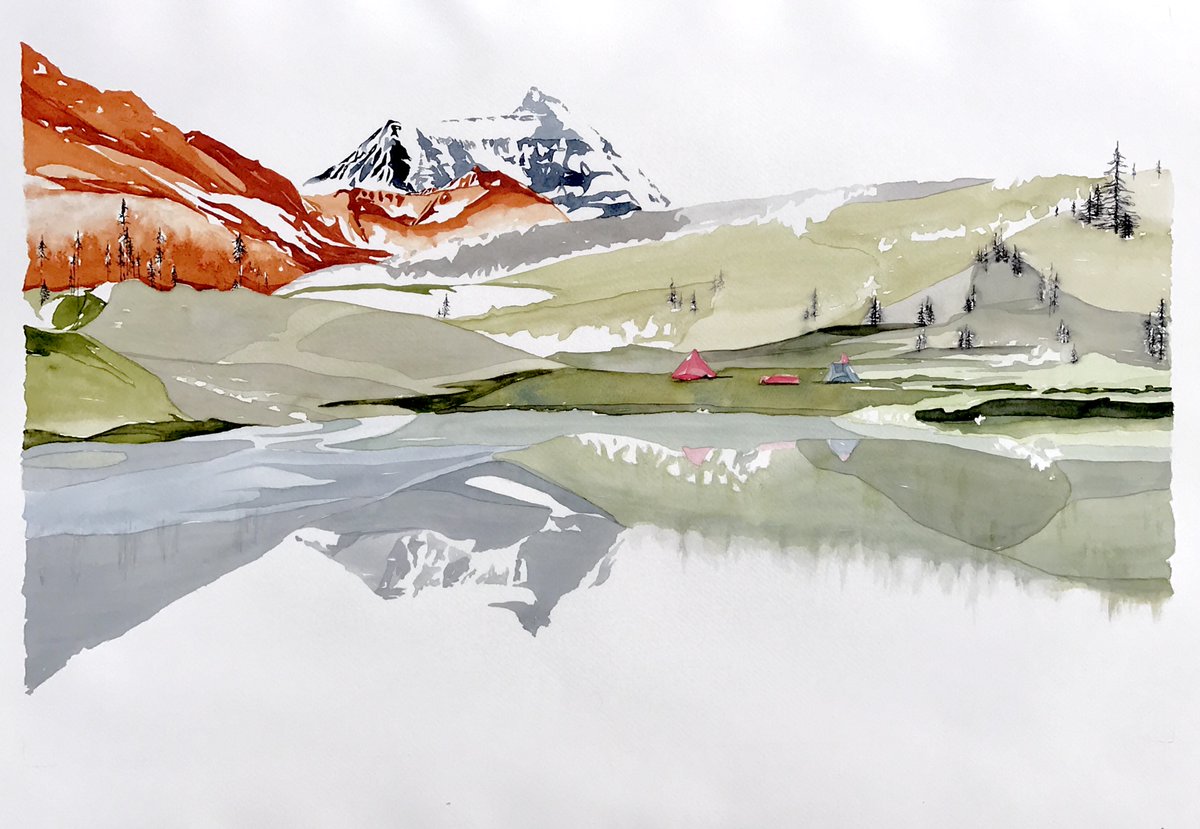 LeightonCentre's tweet image. Linnea Martina Hannigan has joined our #MonthlyMembersCollection with an exciting collection of vibrant mountain and lake watercolours.

Browse the entire collection in our online gallery shop: shop.leightoncentre.org/collections/mo….

#yycarts #abarts #albertaartist #canadianart #originalart