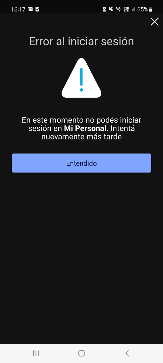 MatiMencho's tweet photo. @PersonalAr hace 2 meses o más q no puedo iniciar sesión en la app mipersonal, en ninguna de las 2 líneas q tengo ni Internet, llame 3 veces y dejé asentado los reclamos, pero NO HAY SOLUCION DE USTEDES https://t.co/gqAwDXltcE