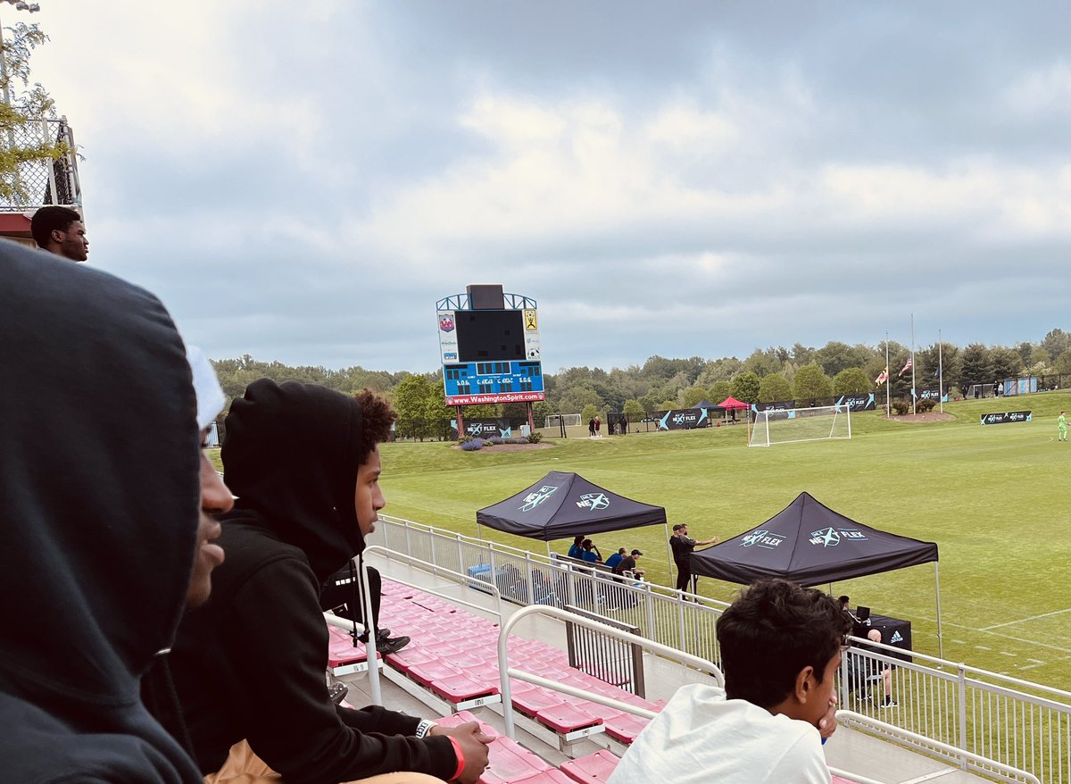 Duggal1127's tweet photo. When your classroom backs up to the @MLSNEXT event. #StudentAthlete https://t.co/YwjJRSoWMu