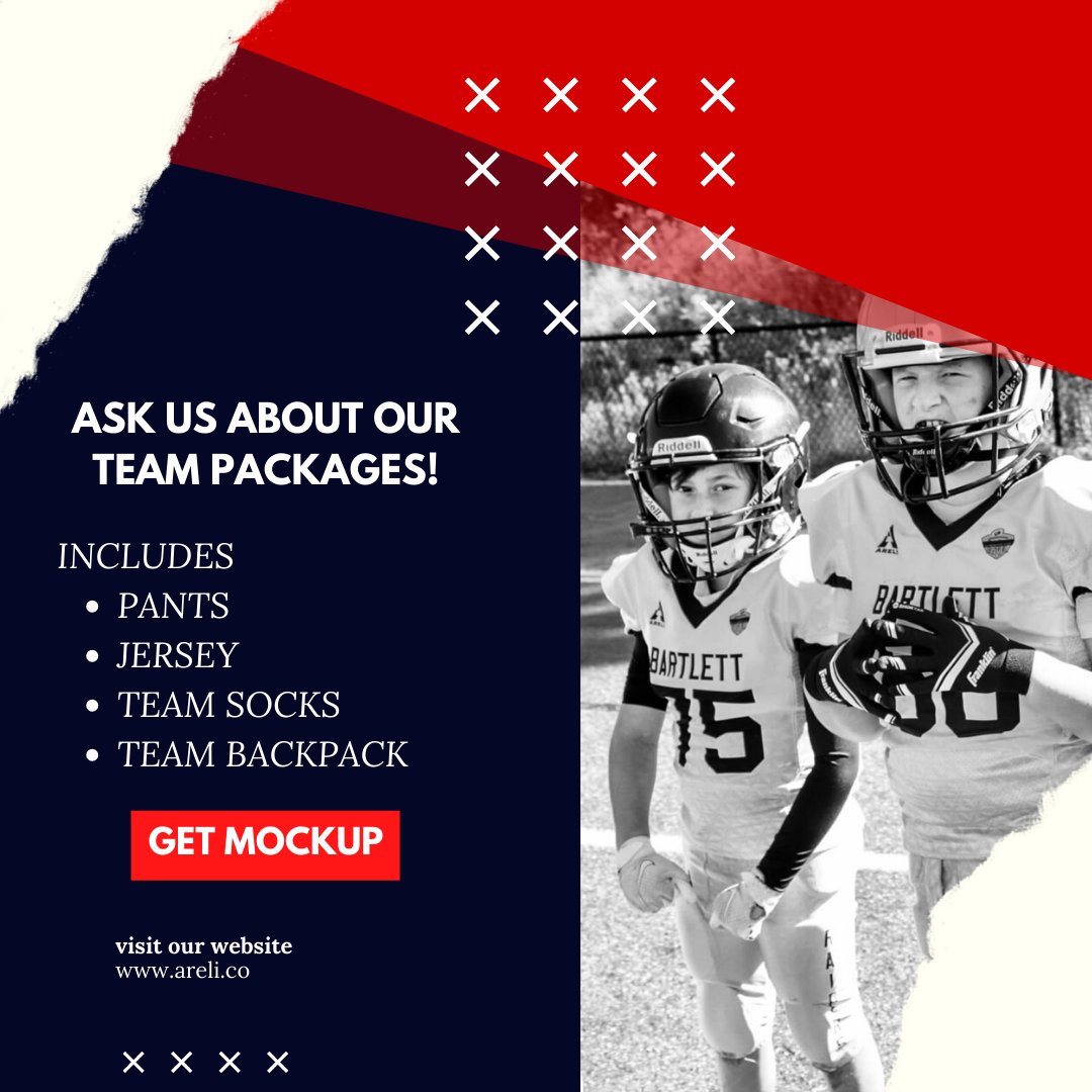 WearAreli's tweet photo. 🏈 Team packages are available for the upcoming season. Click the link below and contact us today for a FREE mockup and quote!

https://t.co/eUoWlucRpp

#Areli #PutYourMarkOntheGame #TeamUniforms #YouthFootballNetwork #YouthFootball https://t.co/0Pfozjebhe