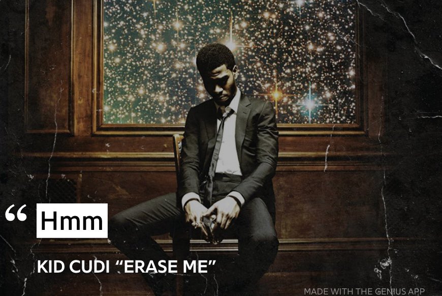 TEEZOFANZ's tweet image. This kid Cudi lyric speaks volumes
