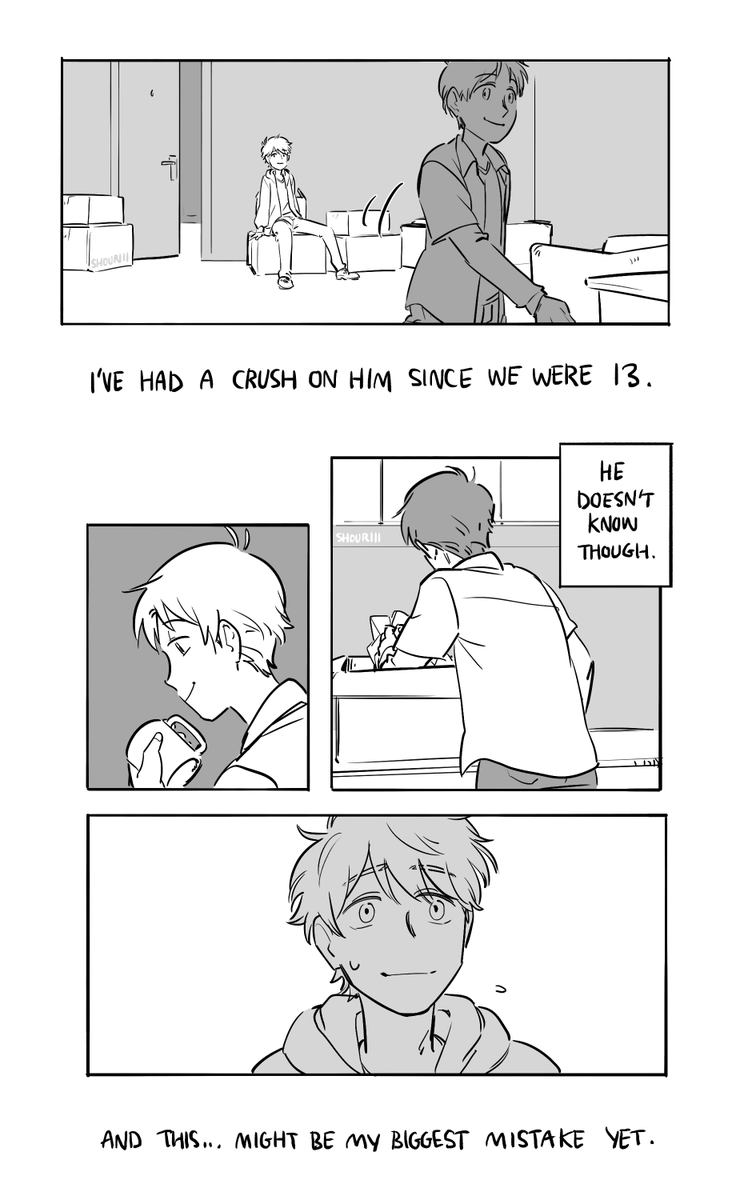 [Chapter 0] 

this is a little introduction to the premise of the roommate stenny comic i'm working on. (the rest isn't kenny POV tho!)
also shoutout to @shokikita who's partly at fault this headcanon exists now (who also helps me with the comic)

happy #stenny day! 