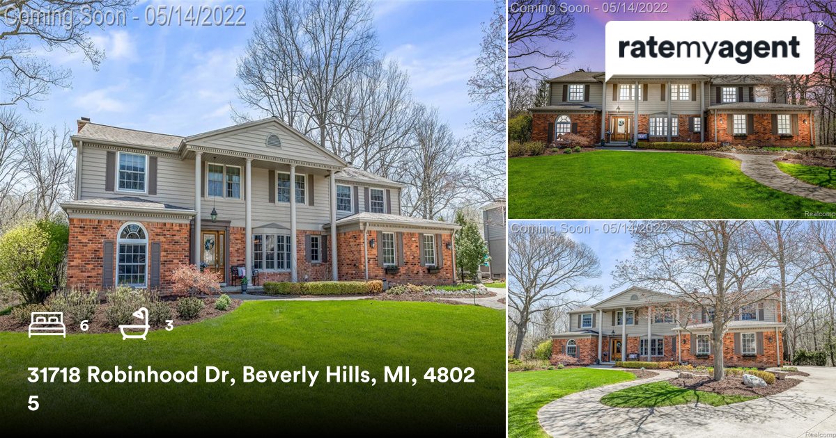 LucineTarman's tweet photo. 6 🛏 3 🛀  
📍 31718 Robinhood Dr, Beverly Hills, MI, 48025

My latest listing on #ratemyagent
https://t.co/8ytqlFelmM https://t.co/4aCFwoYus3
