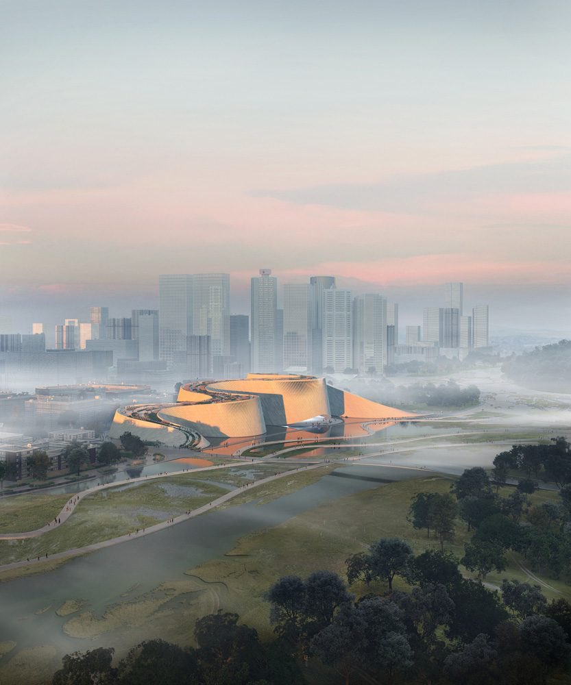 parametricarch's tweet photo. Competition Winners @3XN_GXN, @BHarchitects and Zhubo to Design the New Shenzhen Natural History Museum.

https://t.co/PVJQ5CKbQ5 https://t.co/4YzBEkF7ow