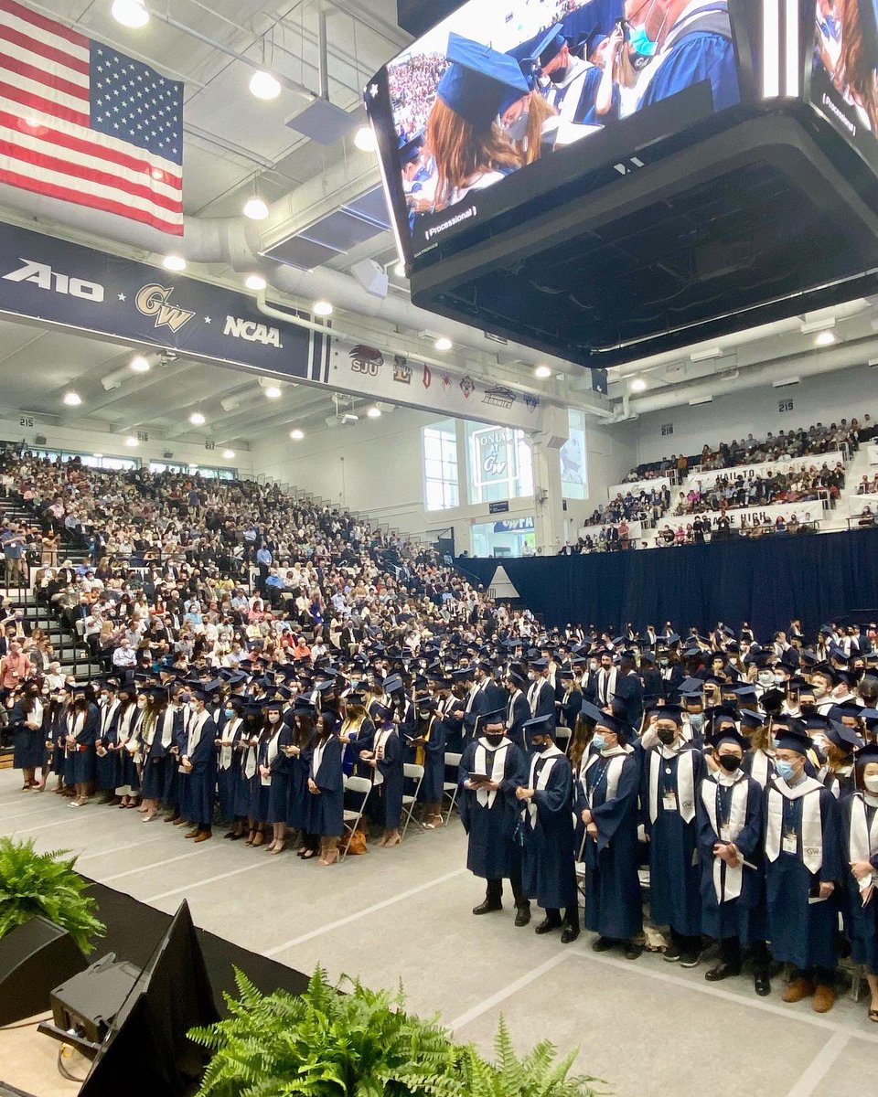 Hats off to the Class of 2022! 🎉🎓🍾 #ElliottProud #GWCommencement
