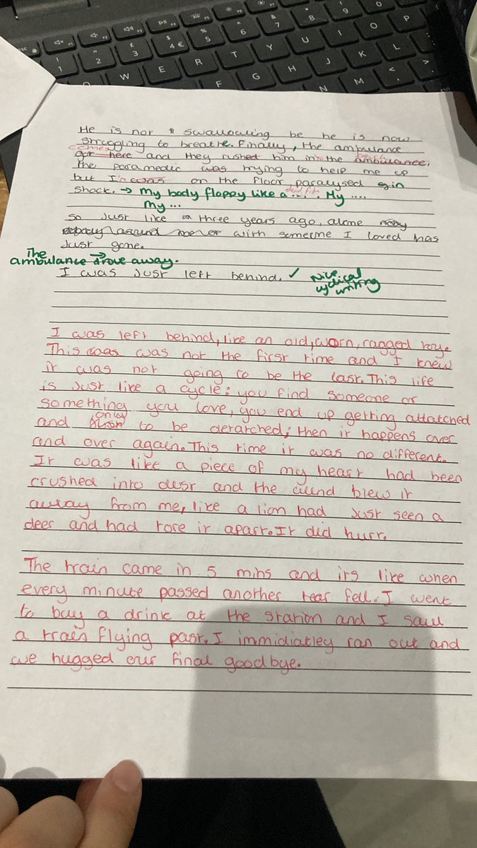 StBensGCSEEng's tweet photo. So proud of this one! Some amazing work over the last week in preparation 🥹 https://t.co/I8QscD77GN