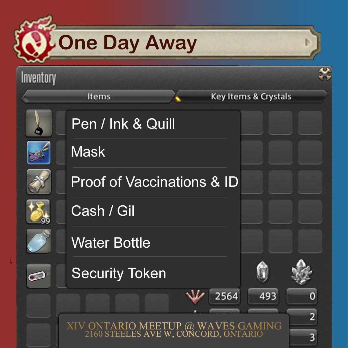 XIVOntario's tweet photo. #WarriorsofLight prepare your inventory, backup your #ffxiv character data, grab your #cosplay, and prepare for a day of new adventures, new friends, & #newfoundRivals https://t.co/IrGKRmKxSS
Please look forward to it. β€οΈπ https://t.co/SFDESY7mtu