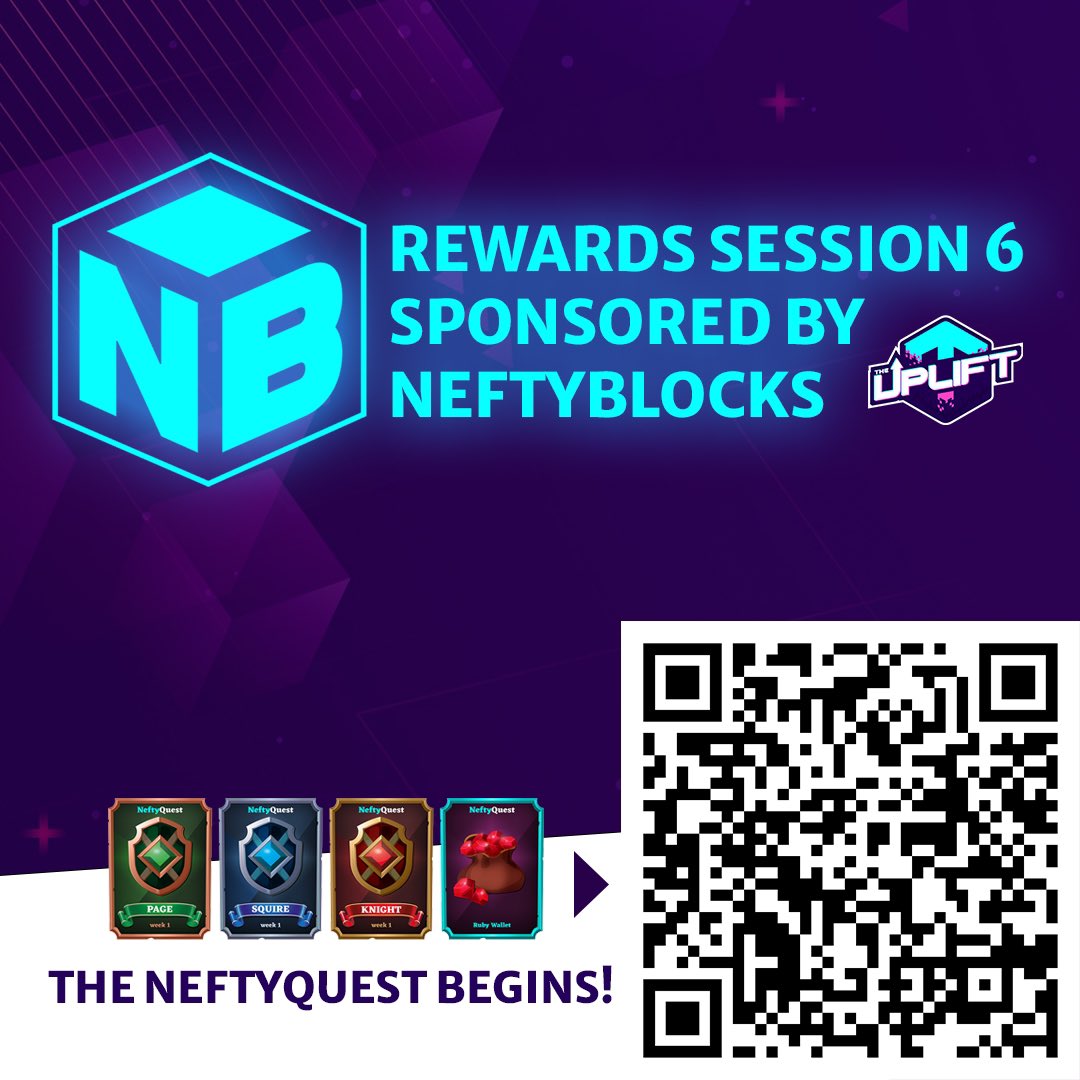 theupliftworld's tweet image. 🎉Season 6 Info+ GIVEAWAY!🎉Quote tweet with #WAX wallet+your DREAM EVENT in the #Metaverse! 8 will win 25 PLOT SHARDS!

Season 6:
✅@NeftyBlocks is giving 13k+ NEFTY to #Upliftworld rewards🤩
✅Visitor BONUS for each unique visit/visitor!
✅Caps: Larger plots,higher reward caps!