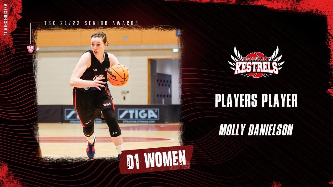 SolentKestrels's tweet photo. TSK D1 Women Club Awards

Congratulations to our D1 Women’s end of season award winners.

MVP - Kriszti Velkey-Cleeve
Players Player - Molly Danielson
Coaches Player - Kristina Karpova
Fans Player - Faye Endean

#KestrelsFamily #EndOfSeasonAwards https://t.co/fsrKnuTdDH