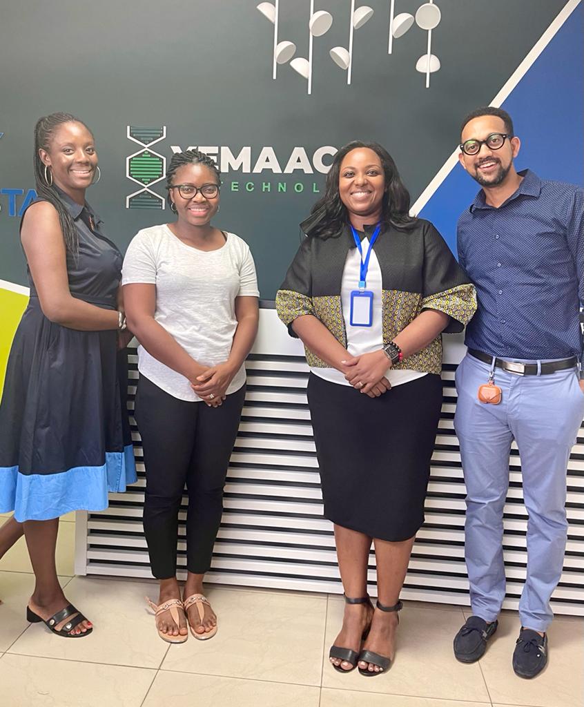 My last meeting today with @yemaachiBio  young dynamic biotech company focused on developing research to diagnose and treat cancer by studying African genotypes! 
2 years old and raised $3M seed funding! Their passion to improve healthcare particularly in Africa is infectious!