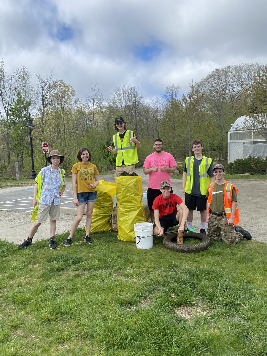 Full heart, tired feet.  
Another successful Community Clean Up day with GHS Outdoor Club. #PlanetEarth #optoutside #ghscommunity #alsovoteforagreennewdeal