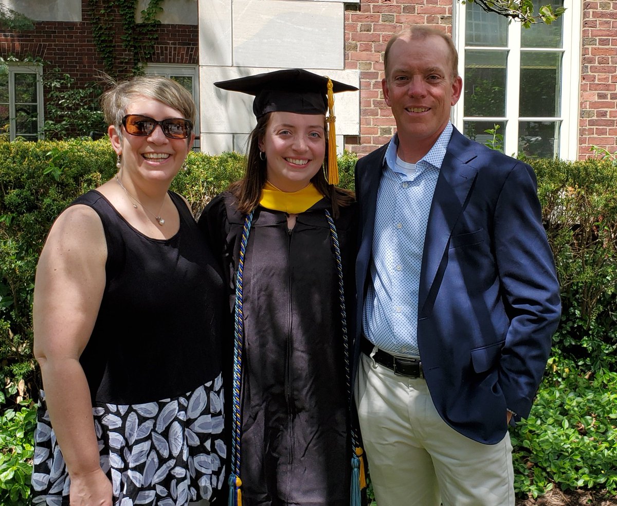 Pdoll89Doll's tweet photo. So proud of our wonderful daughter Maya, who in 4 years completed a double major in accounting and statistics at the University of Rochester while competing for the university swim team!  On to University of Arizona for a graduate degree in accounting! https://t.co/Cy0Dpbkw84