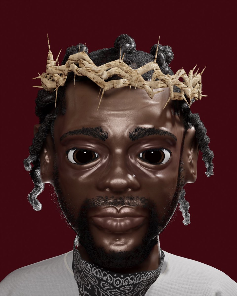 saveyw's tweet photo. MR. MORALE &amp; THE BIG STEPPERS.
3D Design + sculpt by me📀✍🏽
#3dart #3dnft #KendrickLamar https://t.co/7x8Xk2rqUB